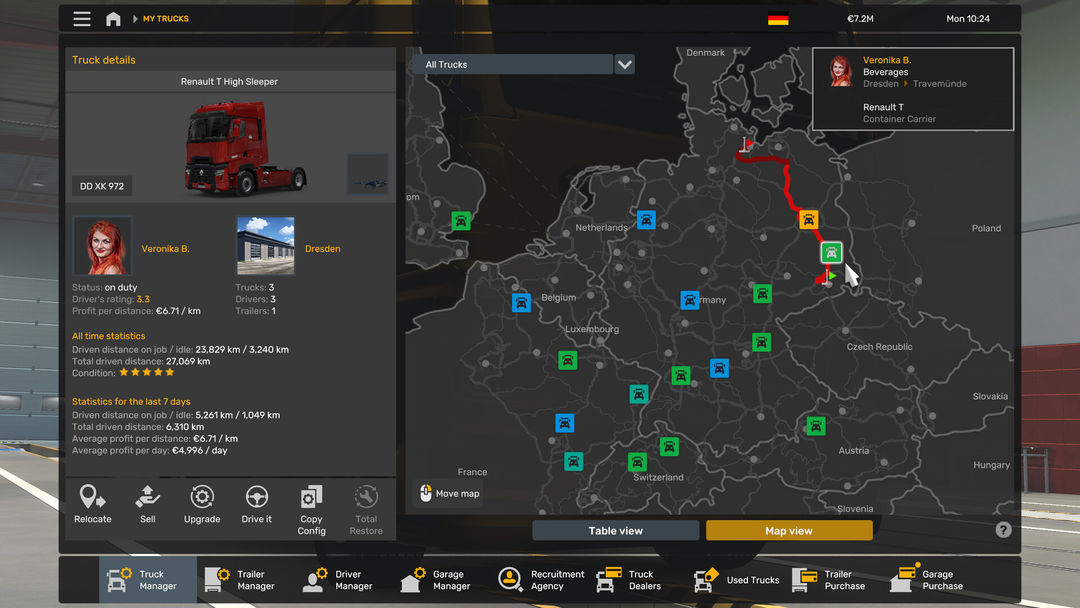 欧洲卡车模拟2游戏截图