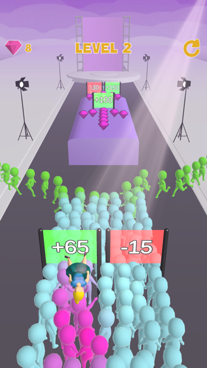 Crowd Surf Run游戏截图