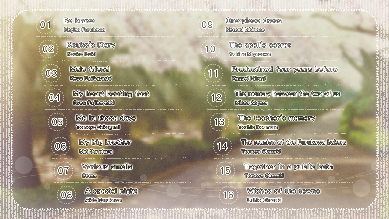 CLANNAD Side Stories游戏截图