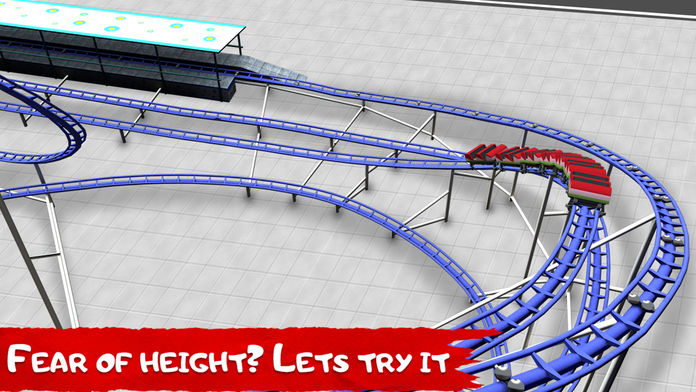 VR过山车 - 免费过山车虚拟现实游戏和纸板模拟器游戏截图