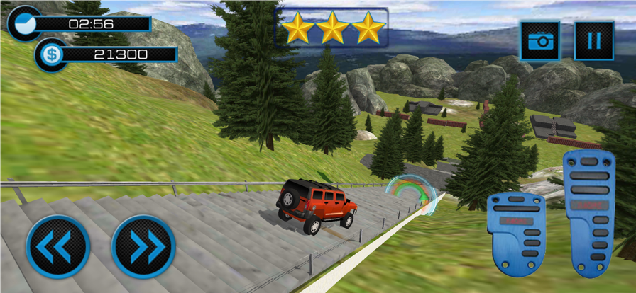 OffRoad Rover Stairs Challenge游戏截图