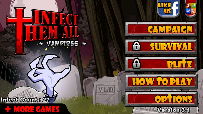Infect Them All : Vampires游戏截图