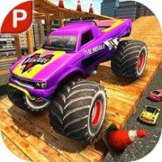 City Climb Monster Truck Hard Parking Simulator 3D