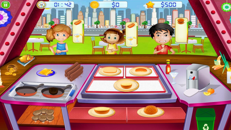 Cooking Food Fever Kids Mania游戏截图