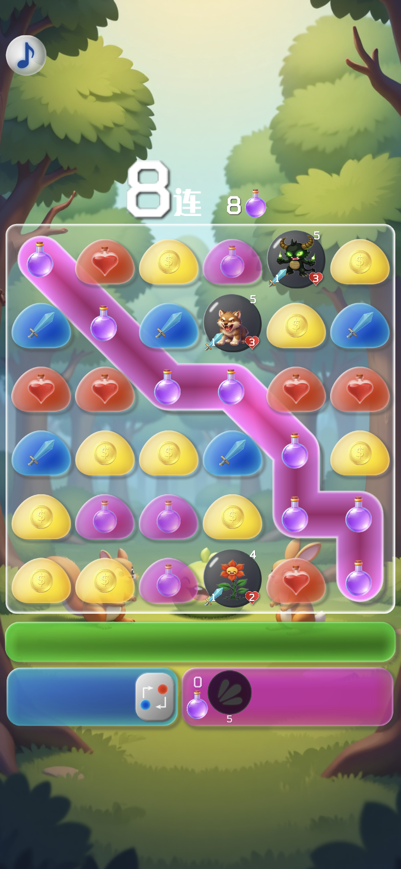 勇士爱连线游戏截图