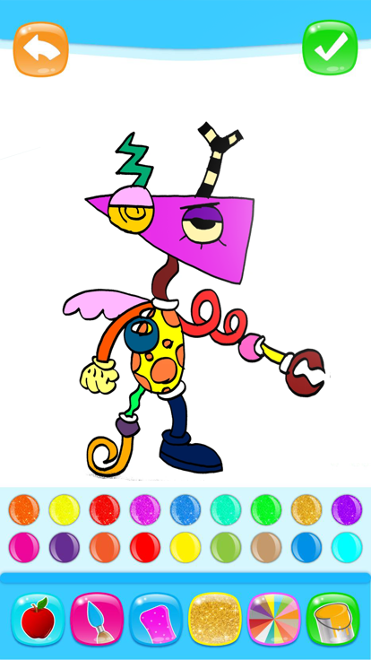 Circus Digital Coloring Book游戏截图