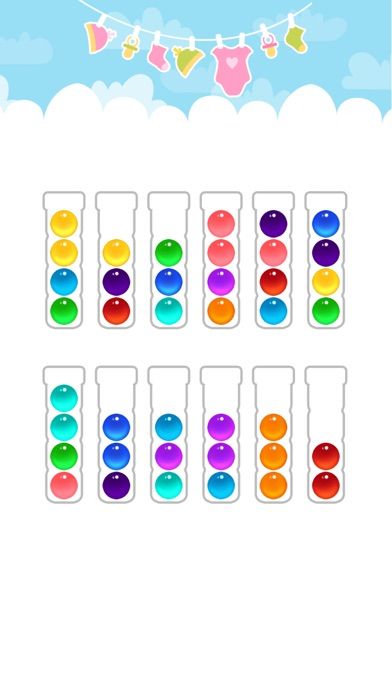Ball Sort Color Water Puzzle游戏截图