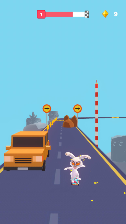 Bunny Skate游戏截图