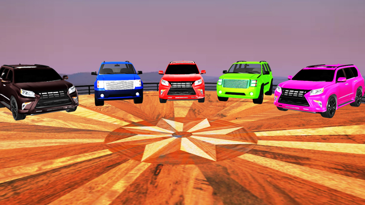 Mega Ramp Prado Stunts游戏截图