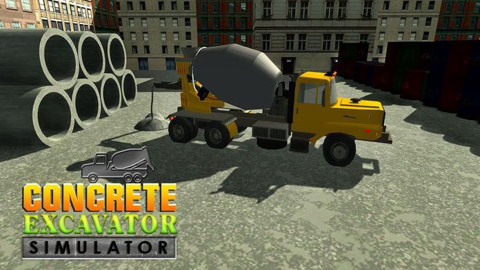 混凝土挖掘机模拟器游戏截图
