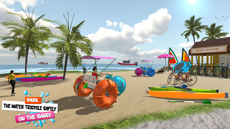 Water Surfer Beach Tricycle游戏截图