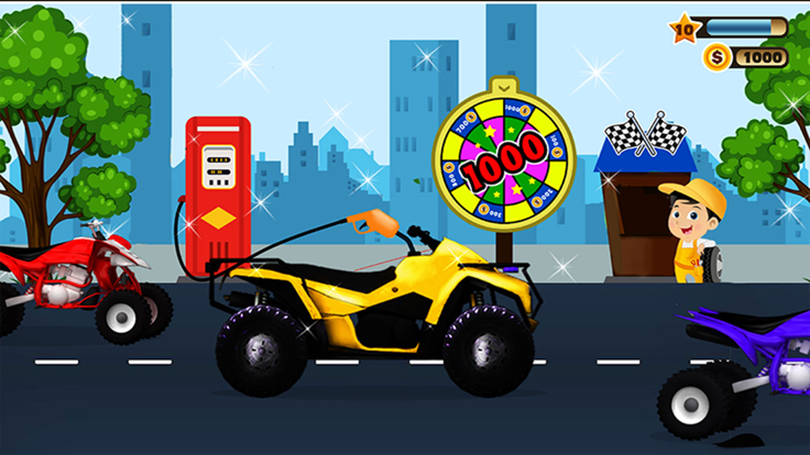 四 自行车 洗 ＆ 修理 店游戏截图