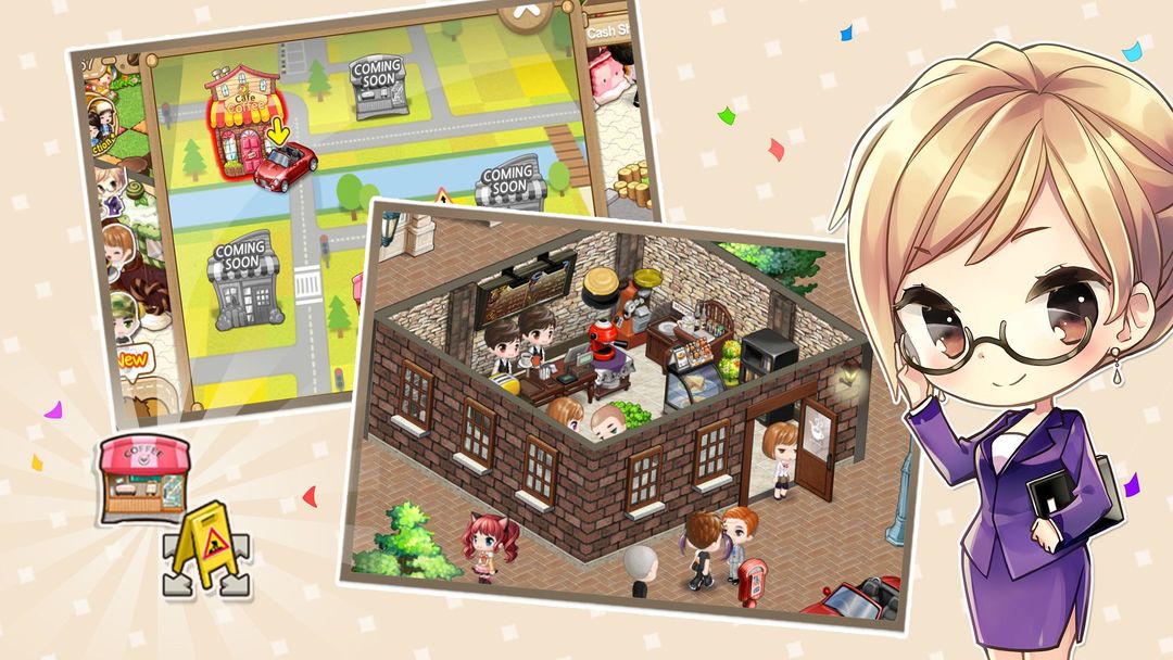 LINE I Love Coffee游戏截图