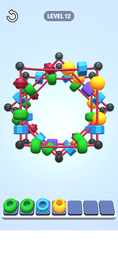 Bead Rope Merger游戏截图