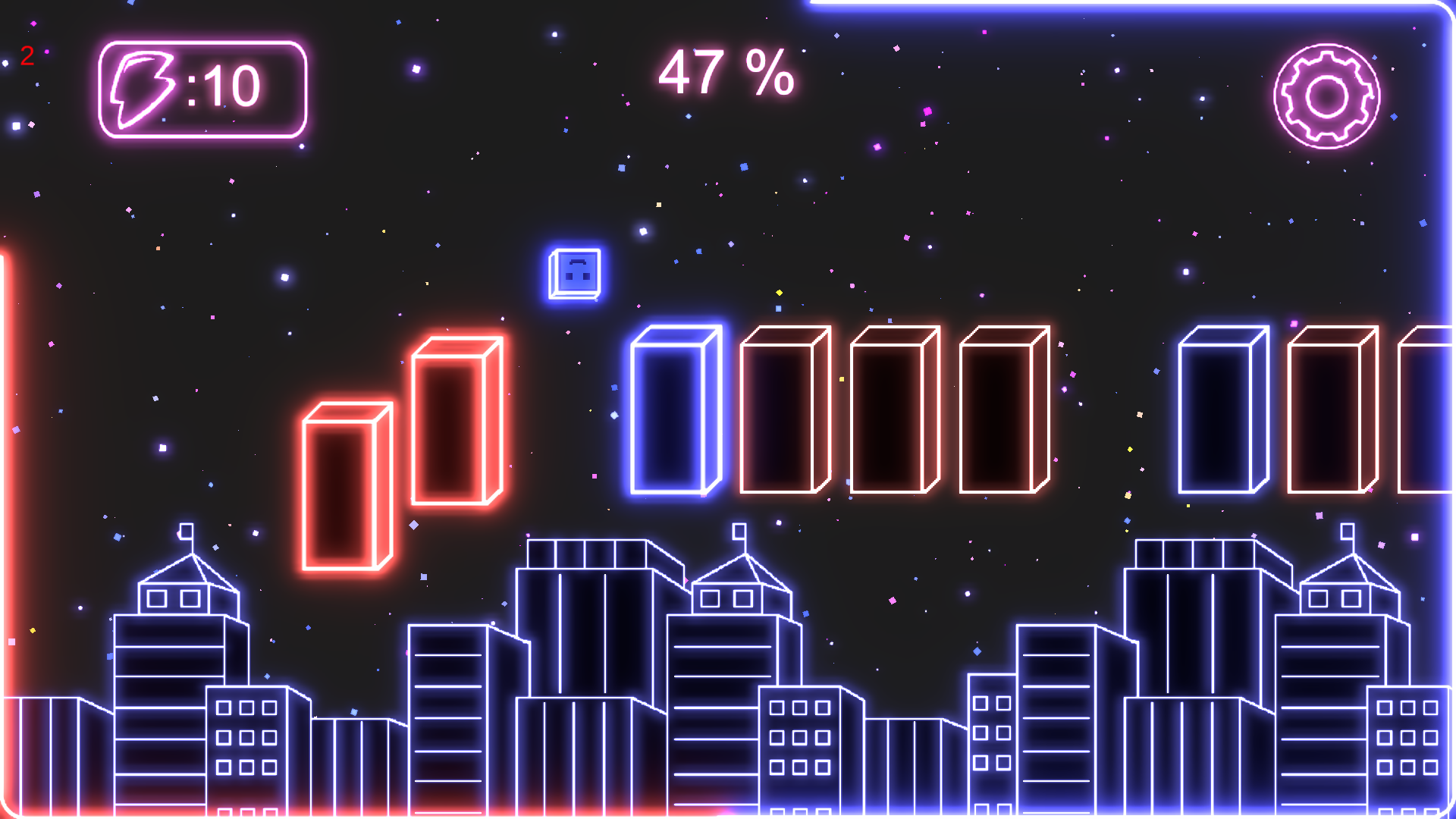 点击方块:一步两步游戏截图