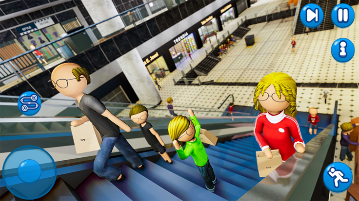 火柴人爸爸梦想的家庭生活游戏截图