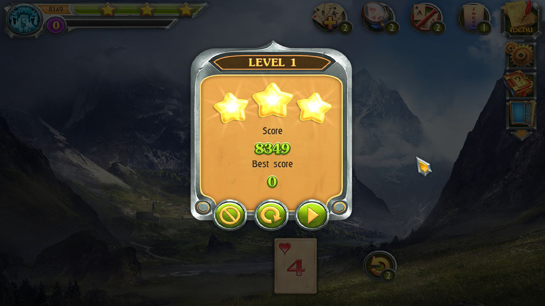 Mystic Journey: Tri Peaks Solitaire游戏截图