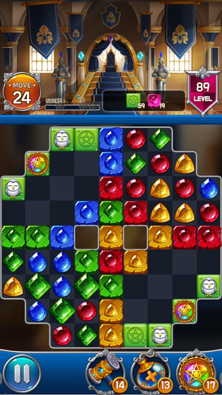 宝石皇家城堡: Match3 puzzle游戏截图