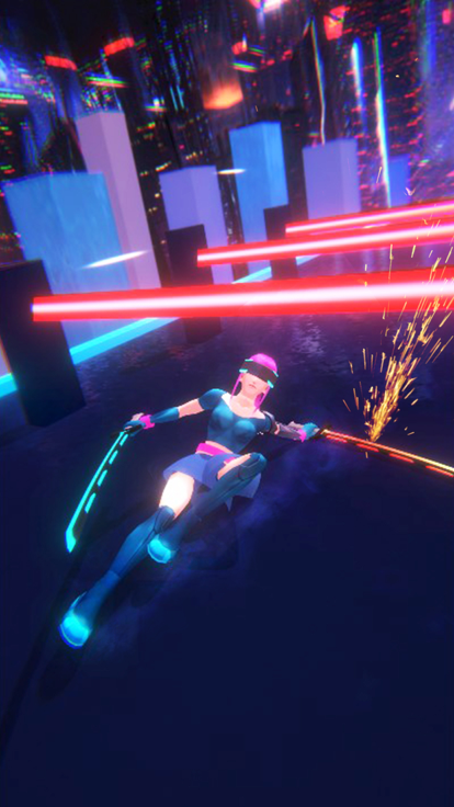 Cyber Beat Ghost Slasher游戏截图