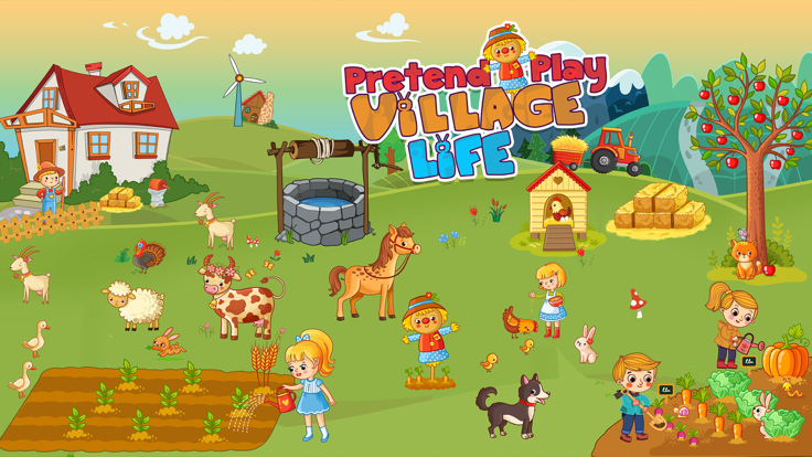 假装玩村庄生活游戏截图