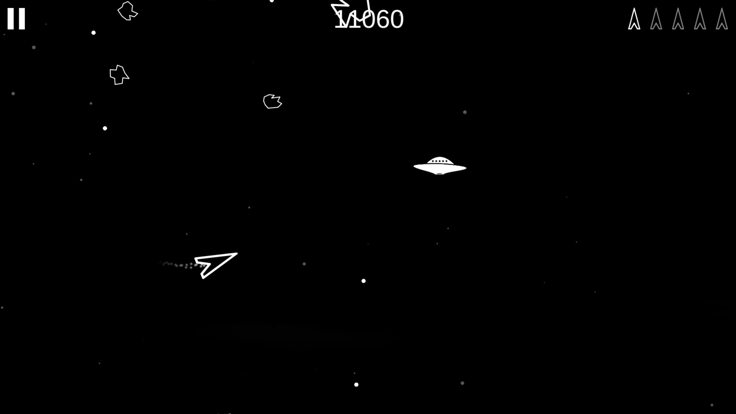 Asteroids -retro space shooter游戏截图