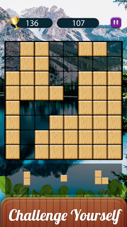 Woodscapes - Wood Block Puzzle游戏截图