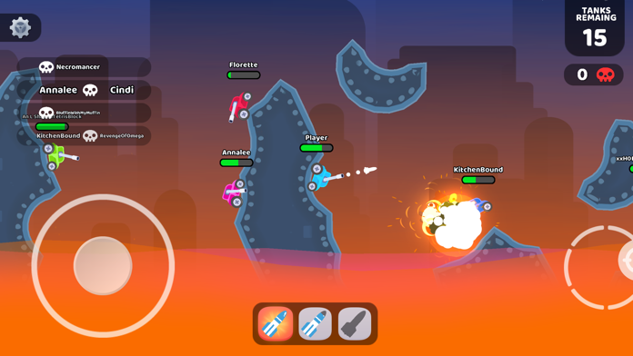 Mad Royale.io - Tank Battle游戏截图