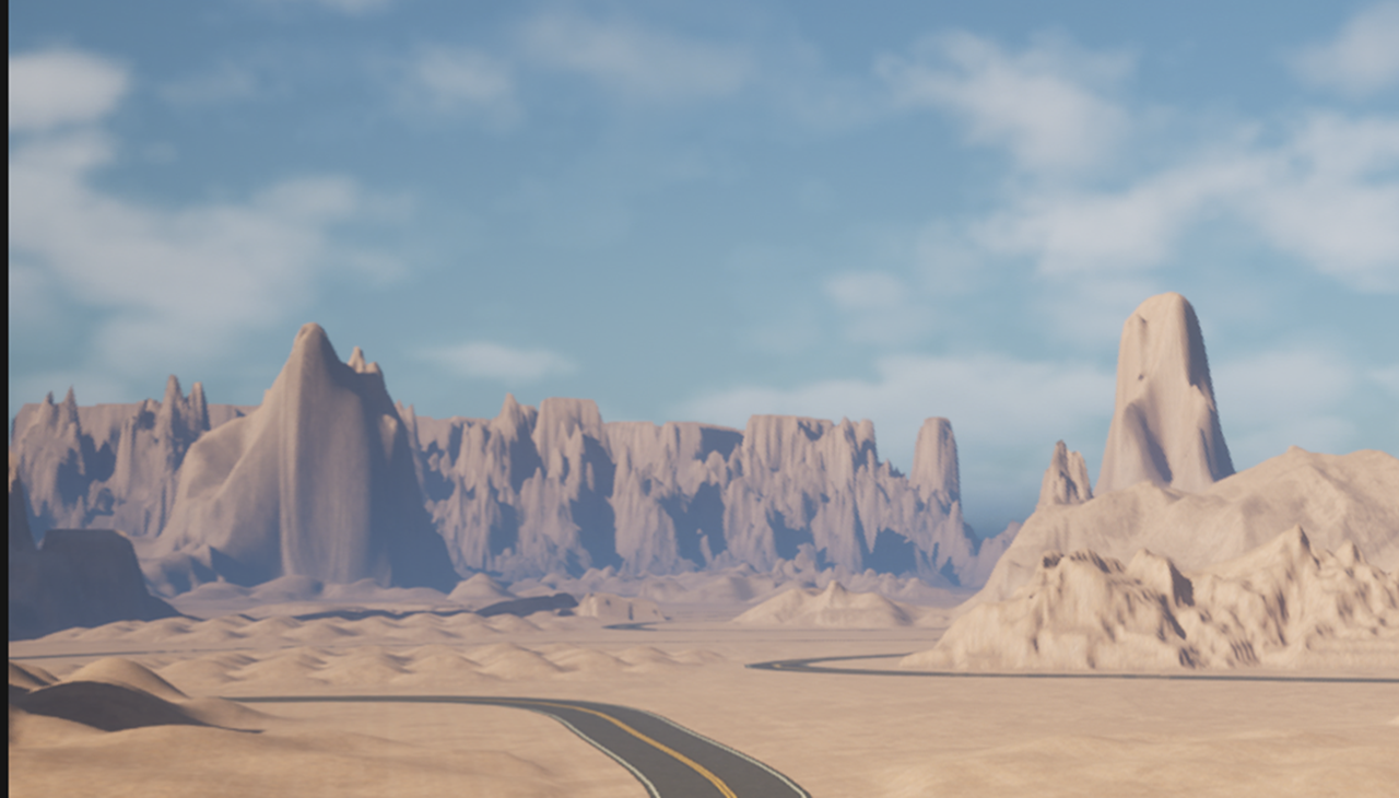 孤独的沙漠公路游戏截图