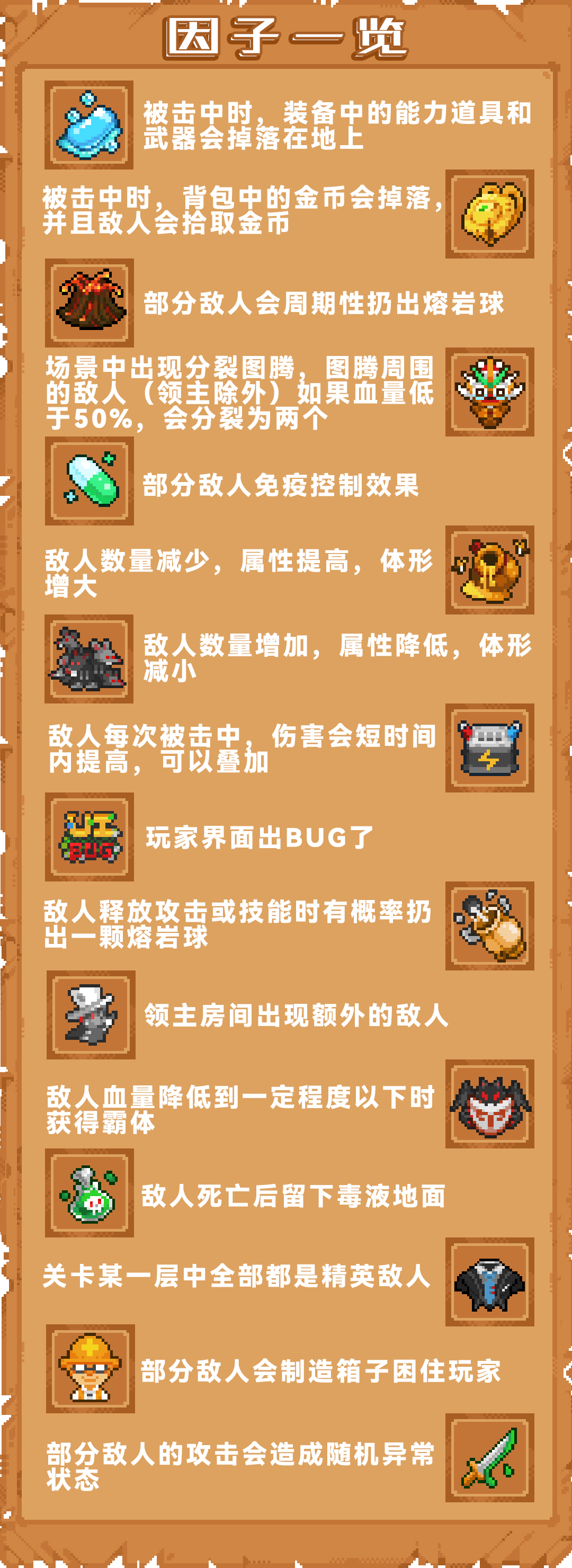 因子挑战来袭 道具调整加强