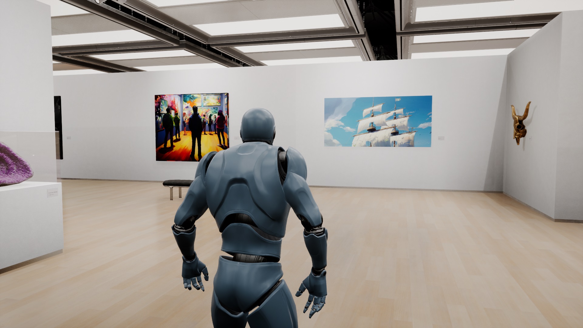 宅萌博物馆2——AI绘画展游戏截图