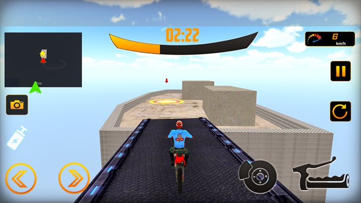 RoofTop Bike Drive游戏截图