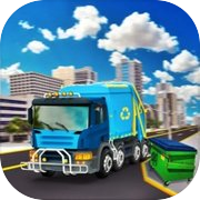 Trash Truck Freight Transport