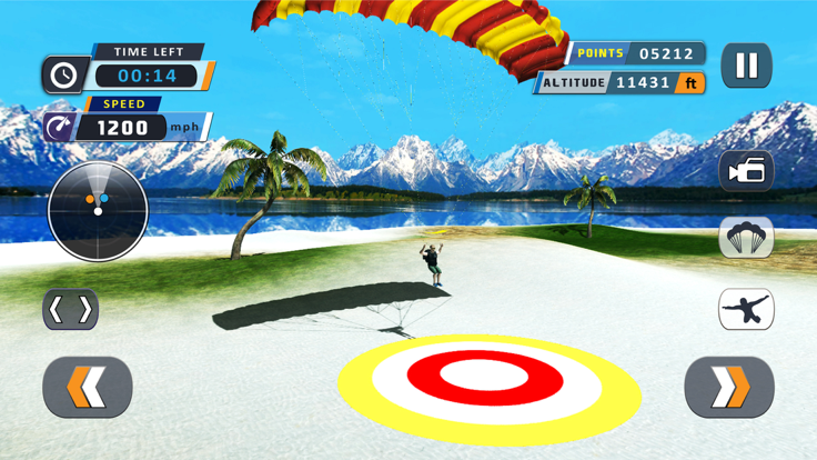 天空高空特技潜水游戏截图