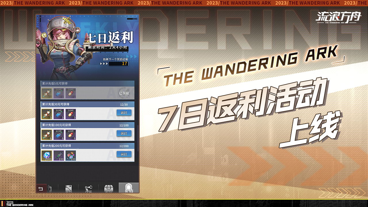 新增7日返利活动