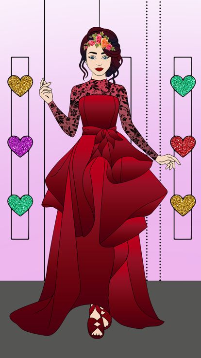 婚礼着色换装书游戏截图