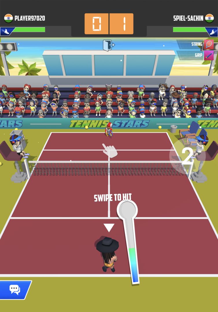 Screenshot of Tennis Stars: Ultimate Clash