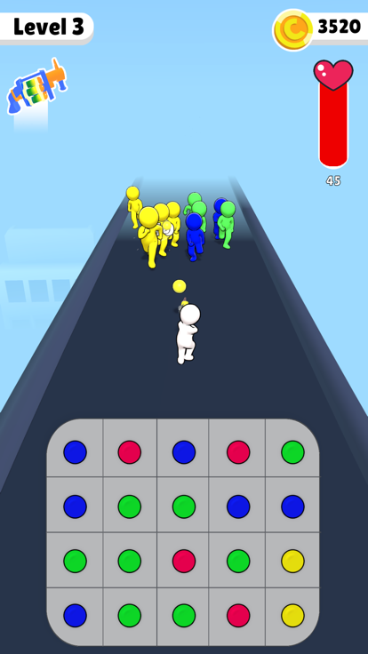 Color Merge Runner游戏截图