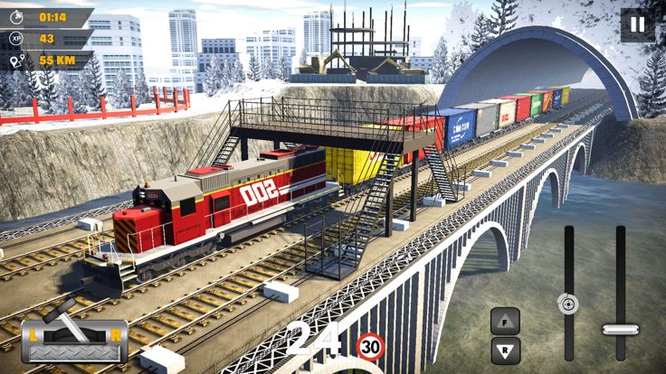 城市火车游戏 3D - 模拟火车游戏截图