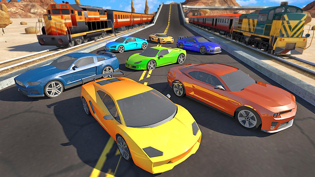 5500 Train Vs Car Racing Mod Apk Download  HD