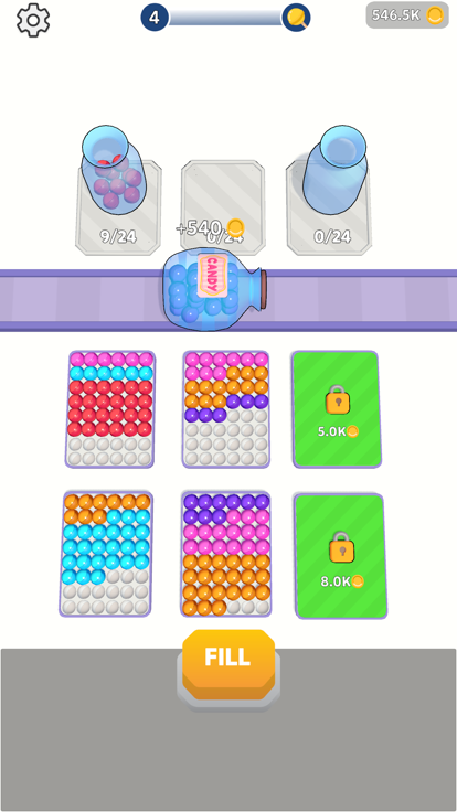 Color Candy Sort游戏截图