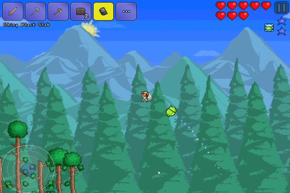 Screenshot of Terraria.