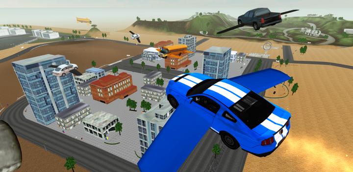 Flying Car Driving Simulator游戏截图