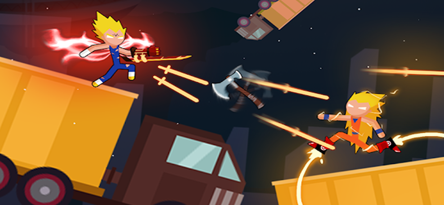 火柴人格斗- 超级英雄大乱斗打架决斗打仗联盟战争动画版小游戏游戏截图