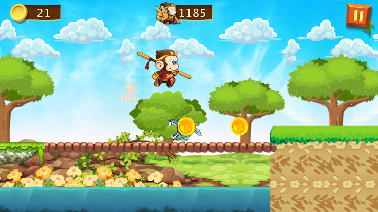 Monkey King - Jungle Adventure游戏截图