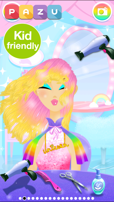 Girls Hair Salon Unicorn游戏截图