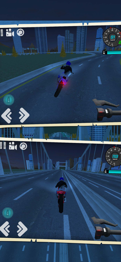 摩托车驾驶 交通骑手模拟器 - 摩托车驾驶游戏截图