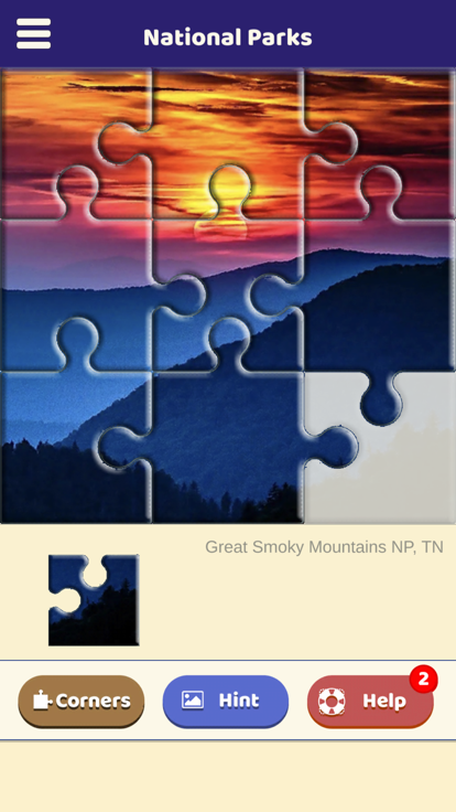 National Parks Puzzle游戏截图