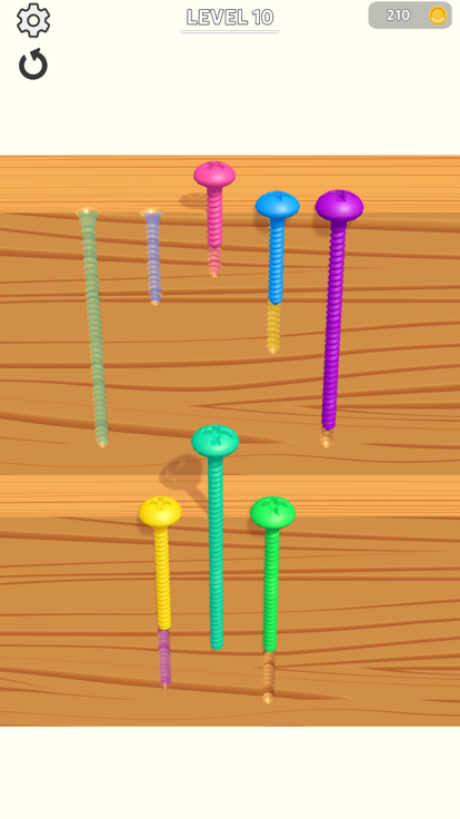 Color Screw Sort游戏截图