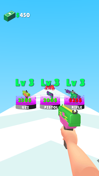 Upgrade Gun Run游戏截图