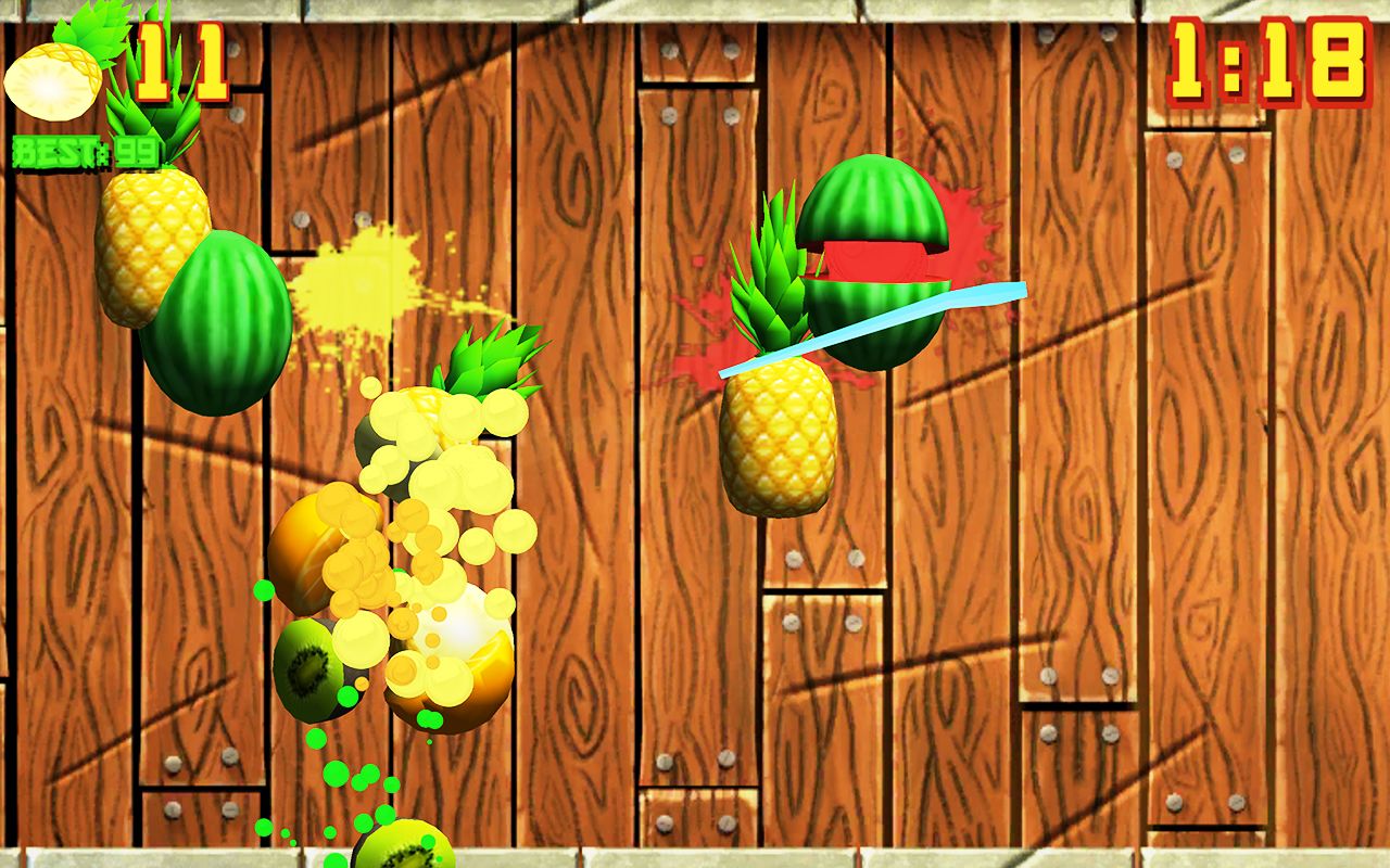 Screenshot of Fruity Slicer